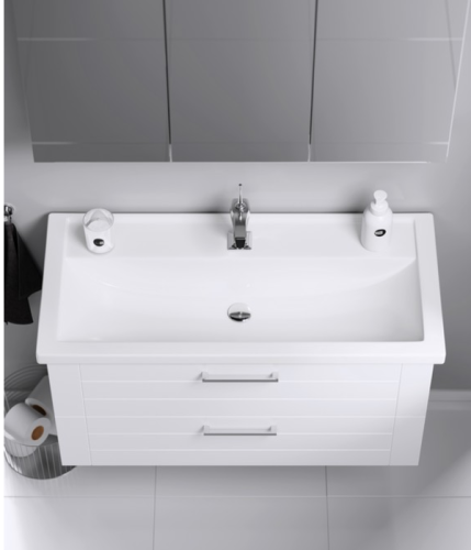 Тумба с умывальником AQWELLA Manchester 101 Белый MAN01102